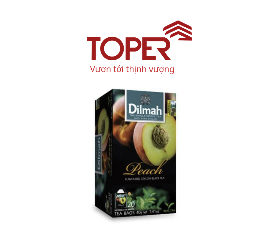 Trà đào túi lọc Dilmah