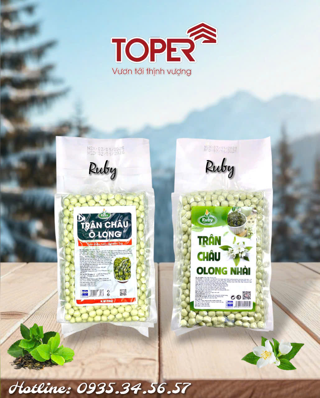 Trân châu Oolong nhài 1kg