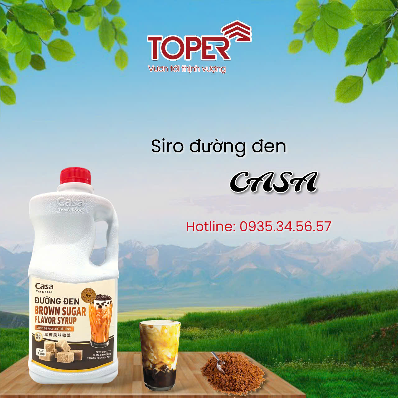 Siro đường đen CASA