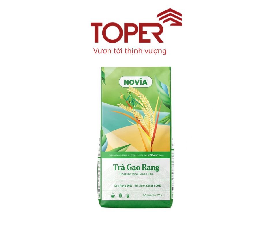 Trà gạo rang Novia