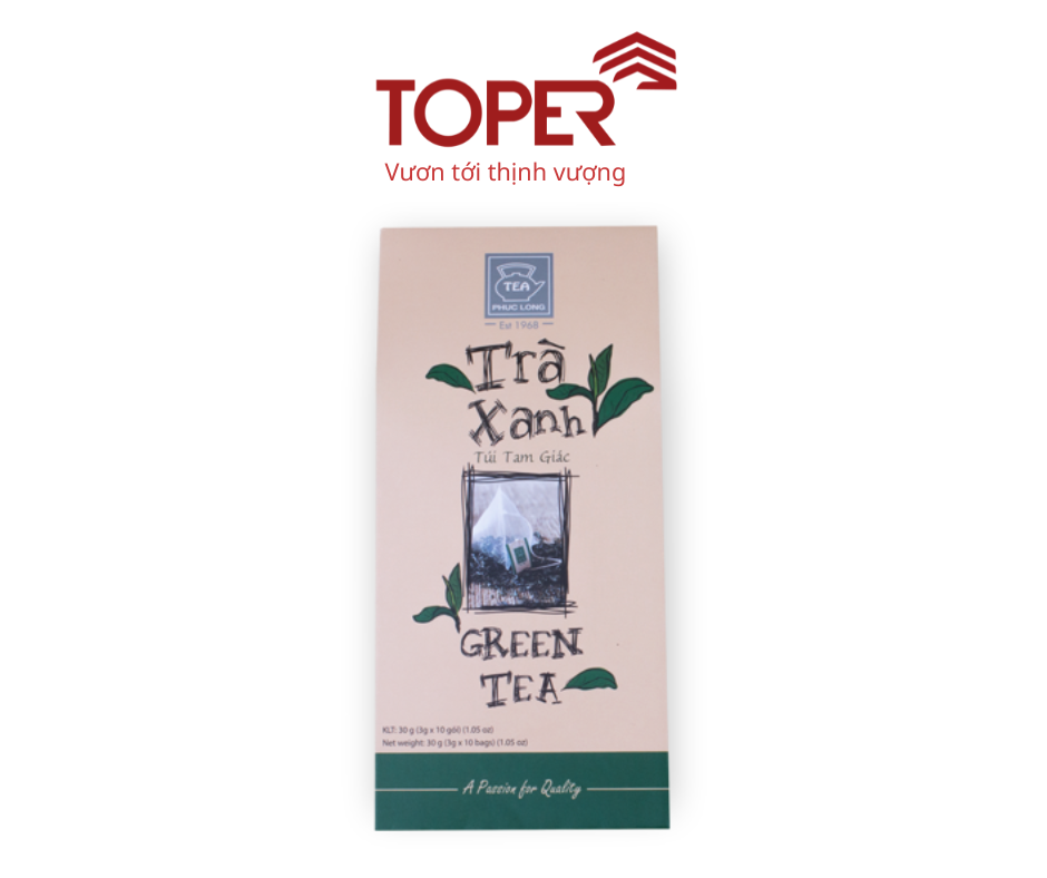 Trà xanh túi tam giác Phúc Long