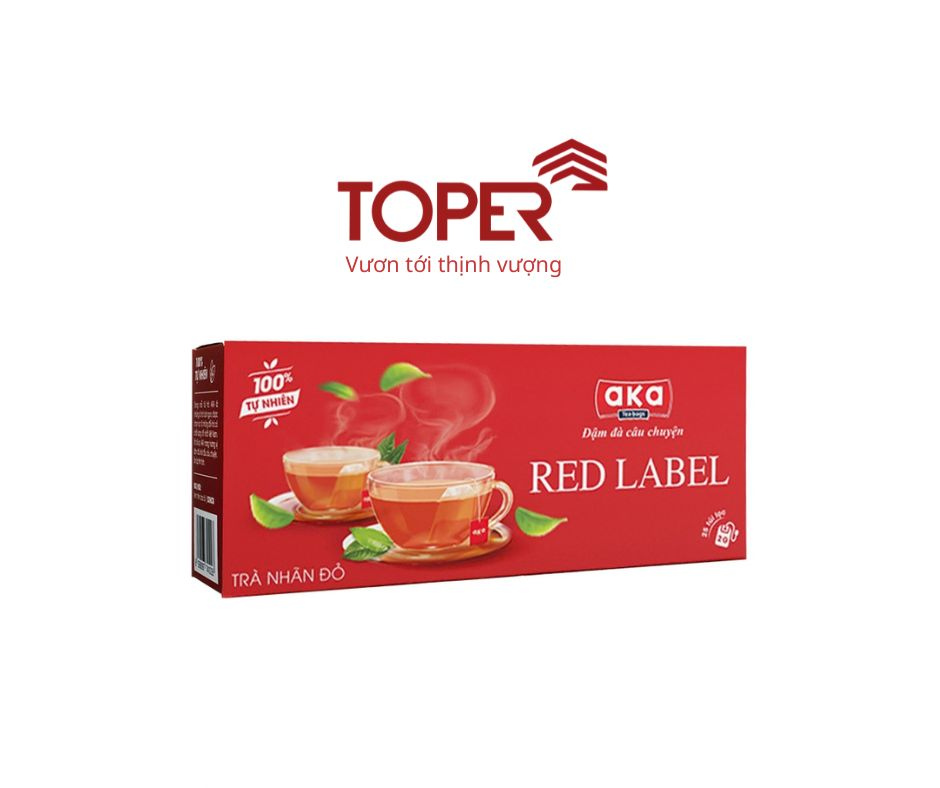 Trà nhãn đỏ túi lọc Red Label 50gr - Trà Tân Nam Bắc