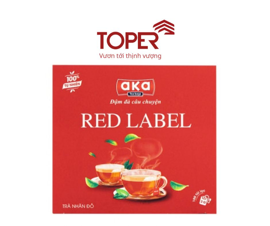 Trà nhãn đỏ túi lọc Red Label 300gr - Trà Tân Nam Bắc