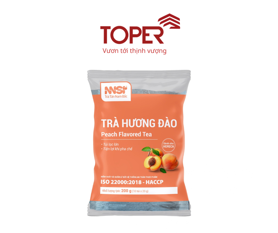 Trà hương đào túi lọc - Trà Tân Nam Bắc
