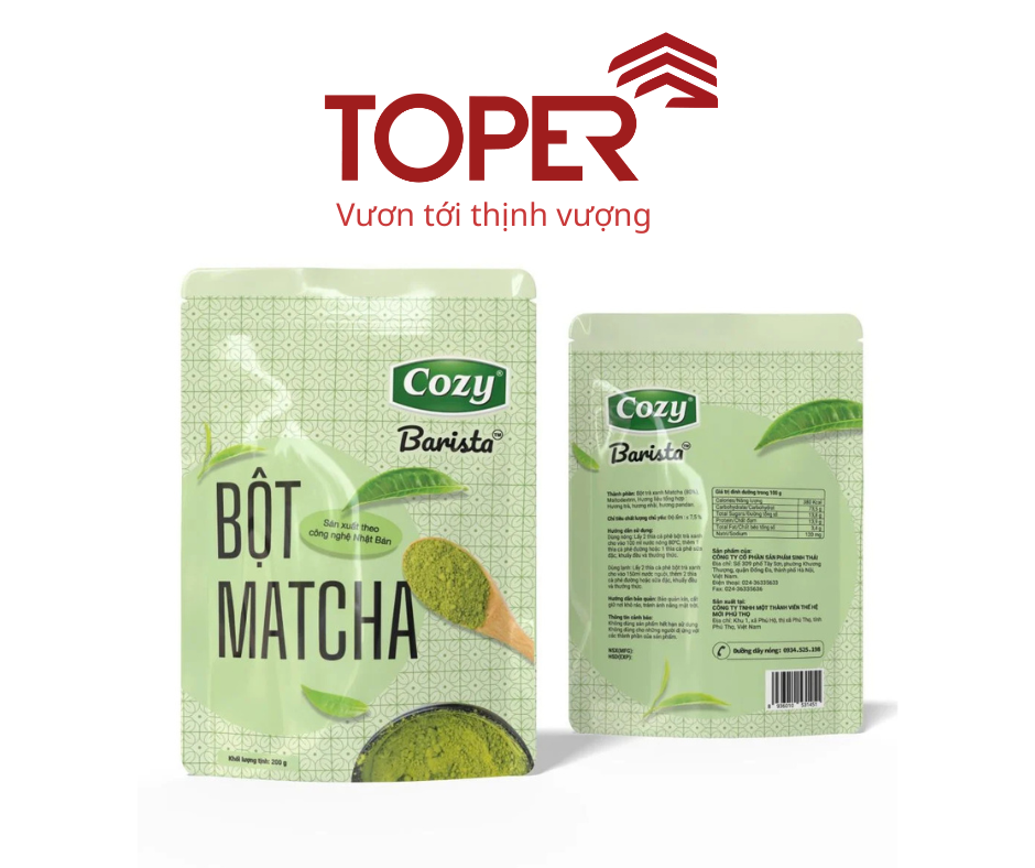 Bột trà xanh Matcha Cozy 200gr