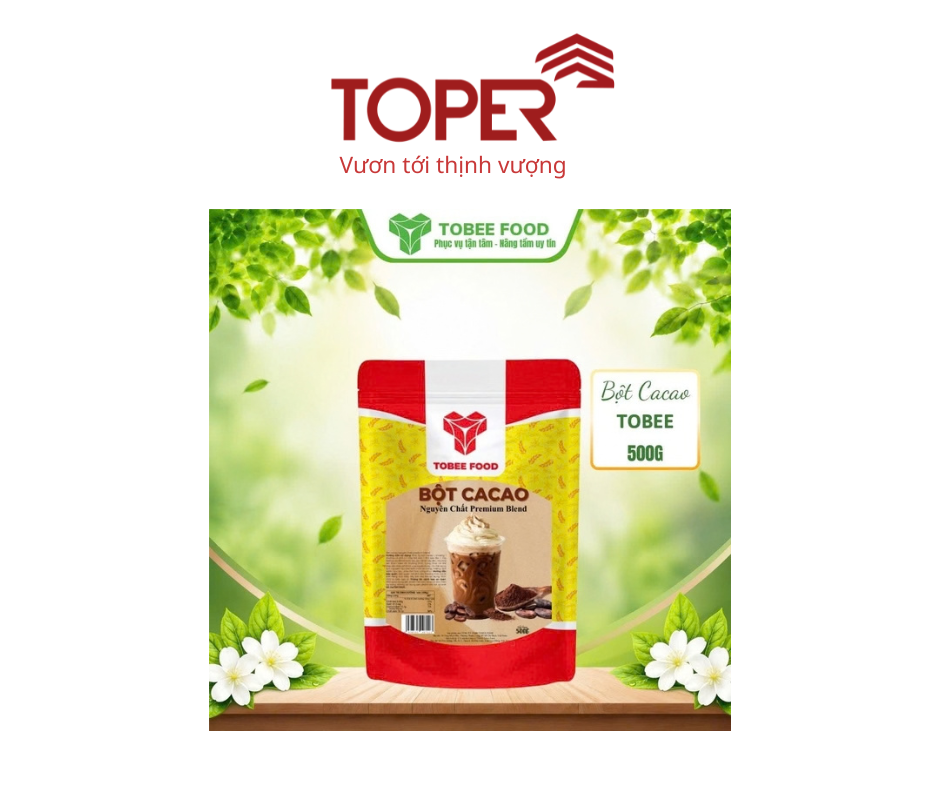 Bột cacao nguyên chất 100% Tobee