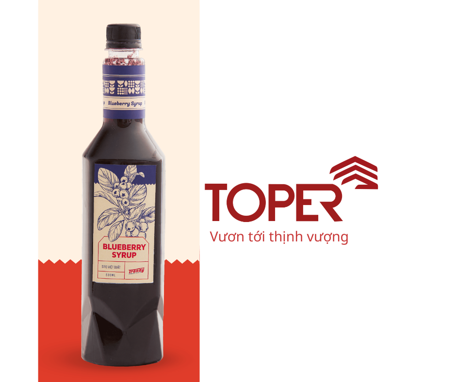 Syrup vị việt quất Trendy