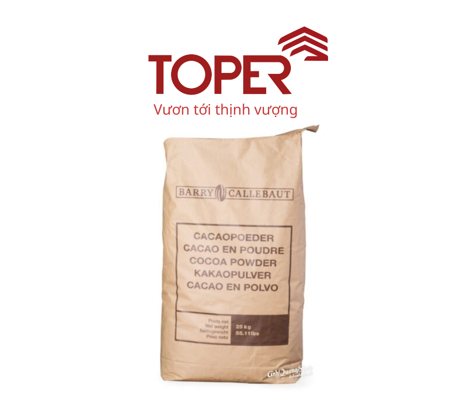 Bột cacao nguyên chất bao 25kg