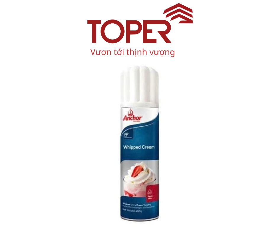 Kem tươi xịt Anchor 400gr