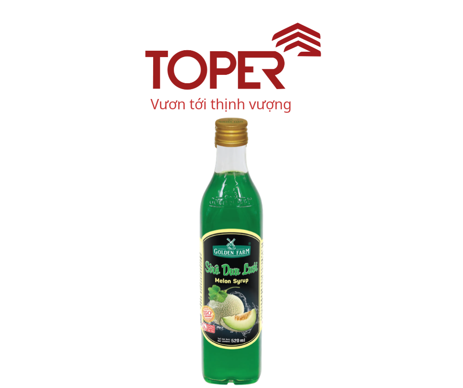 Siro Golden Farm dưa lưới 520ml