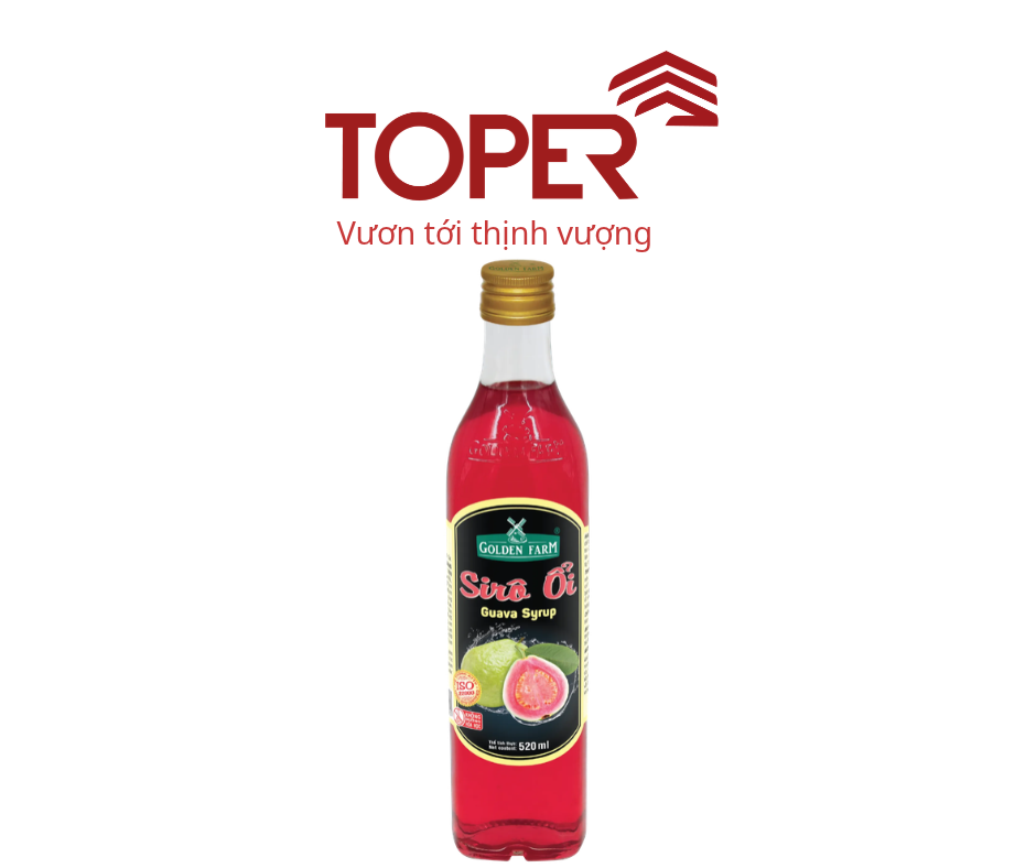 Siro Golden Farm ổi 520ml