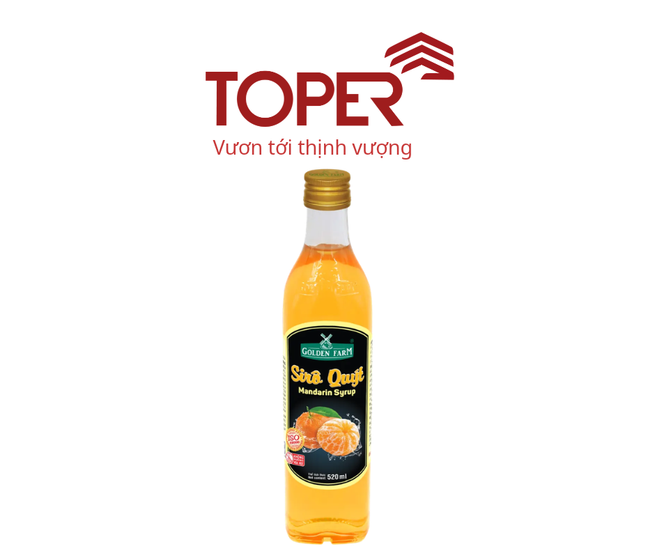 Siro Golden Farm quýt 520ml