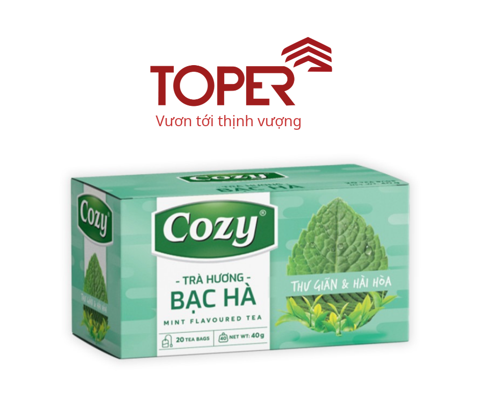 Trà Cozy hương bạc hà túi lọc