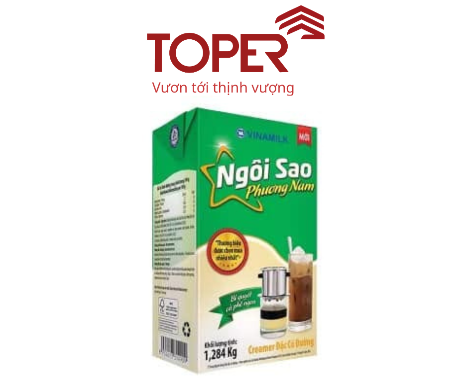 Sữa đặc Ngôi sao Phương Nam xanh lá 1284gr