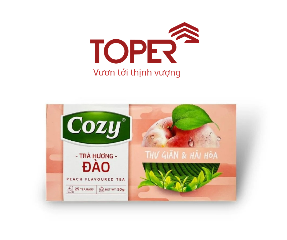 Trà Cozy Icetea đào hòa tan