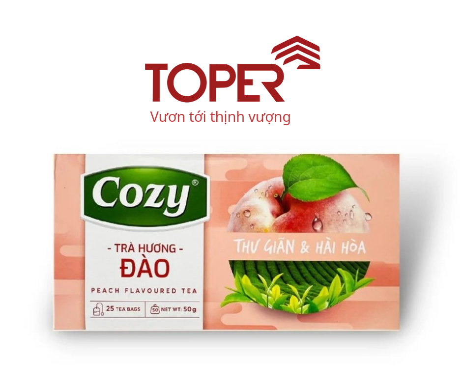 Trà Cozy hương đào túi lọc