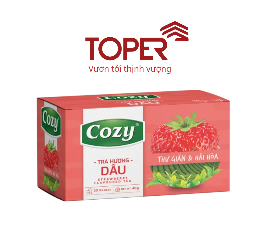 Trà Cozy hương dâu túi lọc