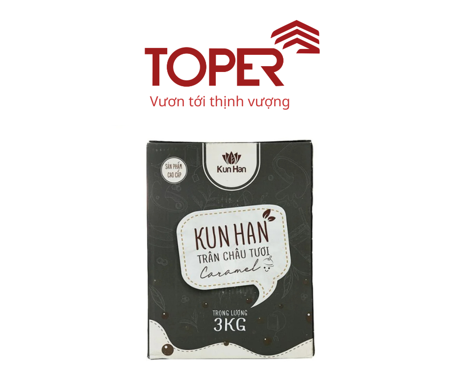 Trân châu nấu Kun Han đen 3kg