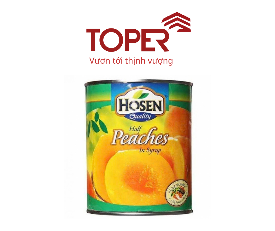 Đào ngâm Hose (12 lon/Thùng)