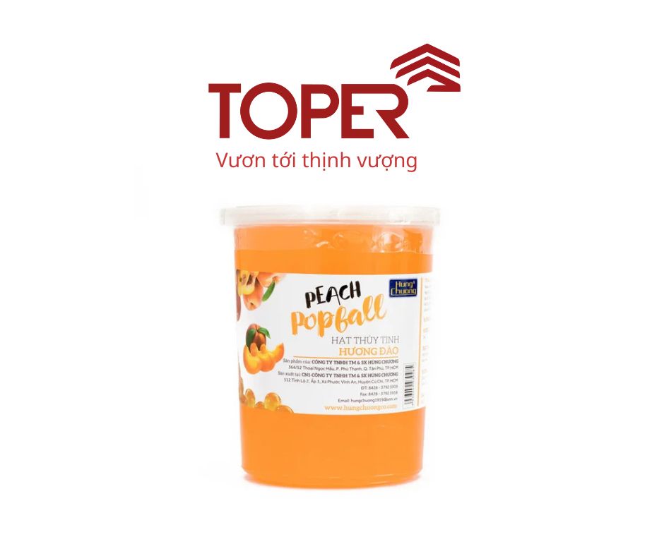 Popping Hùng Chương vị đào 1kg