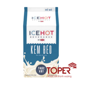 Kem Béo Thực Vật ICEHOT: Bí quyết tạo nên thức uống béo mịn, hấp dẫn giới trẻ và gia tăng sức hút cho quán cà phê
