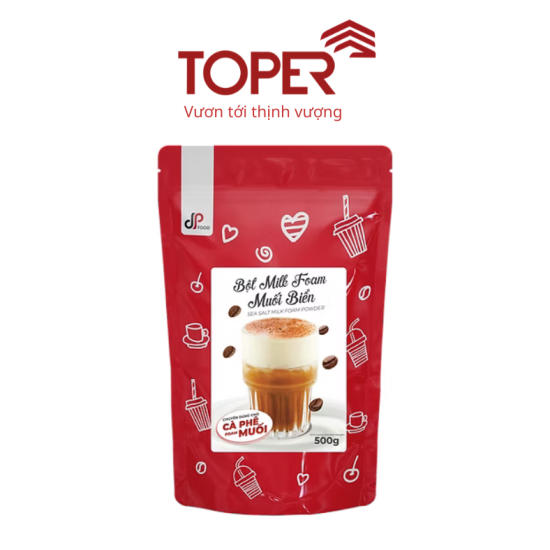 BỘT MUỐI BIỂN DP FOOD – Giải pháp tạo dấu ấn hương vị, nâng tầm trải nghiệm đồ uống cho quán cà phê hiện đại