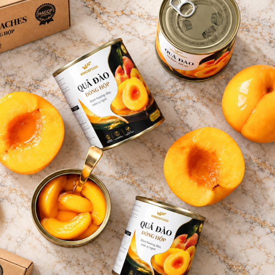 Wingsfood ra mắt đào đóng hộp: Thêm một lựa chọn đáng chú ý cho các quán cà phê và trà sữa