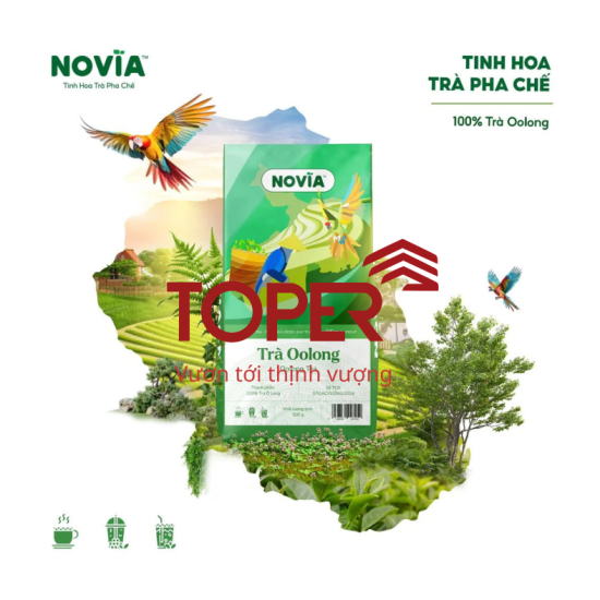 Trà Oolong Hồng Novia: Làn gió mới cho menu quán cà phê và trà sữa